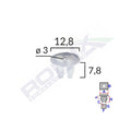 CLIPS FIXARE PENTRU GRUP VAG /CITROEN/ FIAT /ALFA - ALB SET 25 BUC