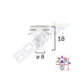 CLIPS TAPITERIE PENTRU SEAT VW 8X18MM - GRI SET 10 BUC