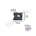 CLIPS FIXARE UNIVERSAL - NEGRU SET 25 BUC