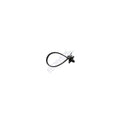 CLIPS TIP COLIER VW - NEGRU SET 10 BUC