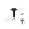SURUB FIXARE ELEMENTE ROATA PENTRU VAG 4.7X15.8MM - NEGRU SET 10 BUC
