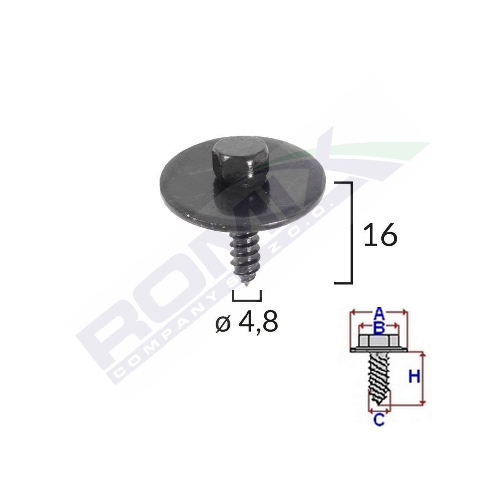 SURUB PENTRU CAPAC MOTOR PENTRU MERCEDES SET 10 BUC