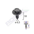 SURUB CU CAP HEXAGONAL CU DIAMETRU 6.2 MM SET 10 BUC