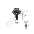 SURUB FIXARE BARA PROTECTIE PENTRU PEUGEOT, CITROEN 6X16MM SET 5 BUC