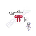 CLIPS FIXARE ELEMENTE MOTOR PENTRU FORD 11X20MM - ROSU SET 10 BUC