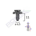 CLIPS FIXARE PENTRU TOYOTA6.5X11MM NEGRU SET 10 BUC