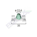 ELEMENT FIXARE BANDOURI LATERALE PENTRU BMW 3 E46 SET 10 BUC