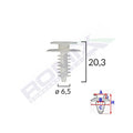 CLIPS TAPITERIE PENTRU FIAT/LANCIA/ALFA ROMEO - ALB SET 10 BUC