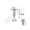 SURUB CU SAIBA UNIVERSAL 6.3X16.8MM SET 10 BUC
