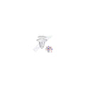 CLIPS TAPITERIE PENTRU OPEL - ALB SET 10 BUC