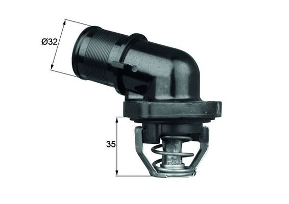 termostat,lichid racire TI 181 89 MAHLE