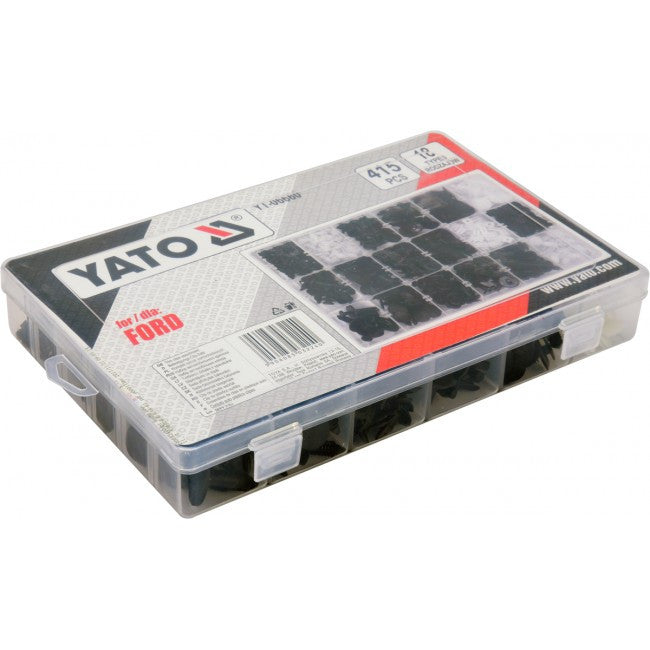 Set 415 clipsuri tapițerie Ford Yato - YT06660