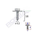 SURUB FIXARE ELEMENTE MOTOR PENTRU TOYOTA 6.2X18MM SET 10 BUC