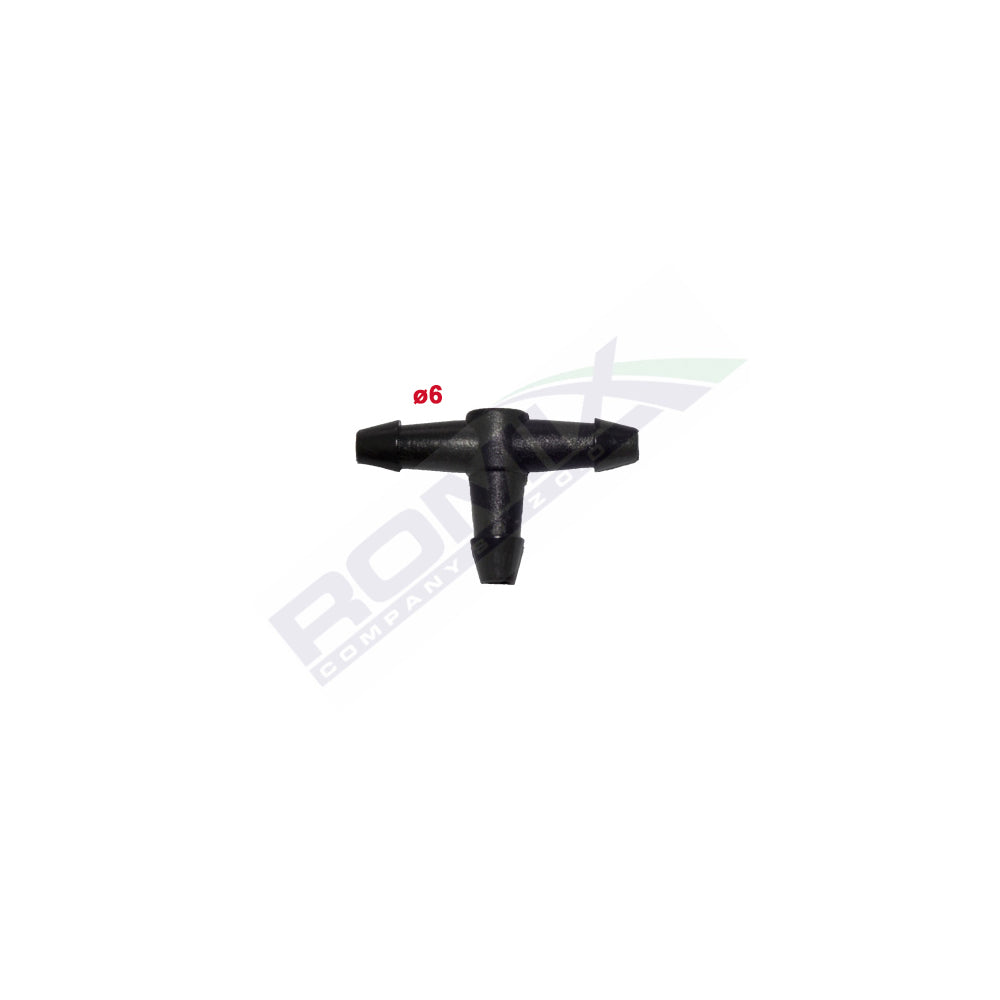 CONECTOR TEU FURTUN CONDUCTE UNIVERSAL 6MM - NEGRU SET 5 BUC