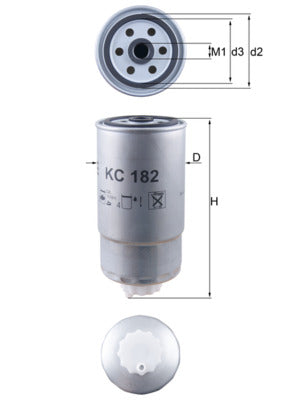 filtru combustibil KC 182 MAHLE