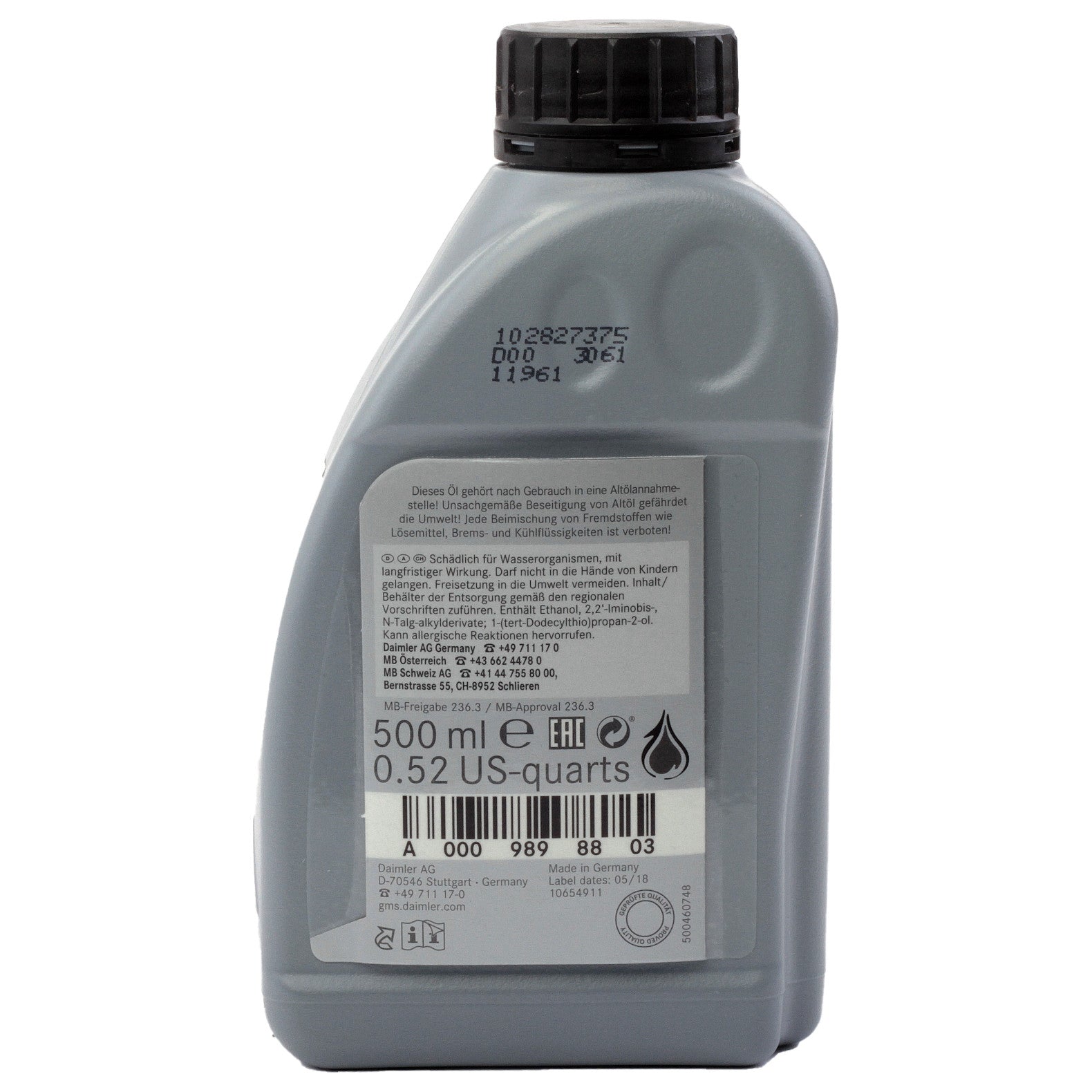 Ulei servodirectie Mercedes 500 ml - 43496054