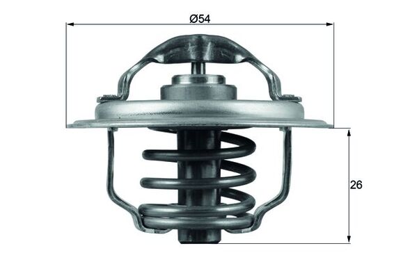 termostat,lichid racire TX 111 87D MAHLE