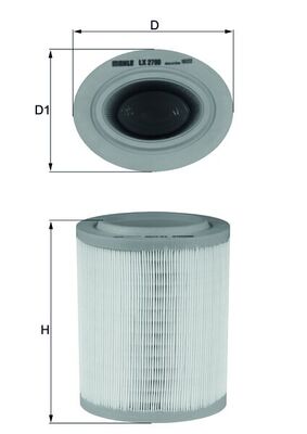 Filtru aer LX 2790 MAHLE