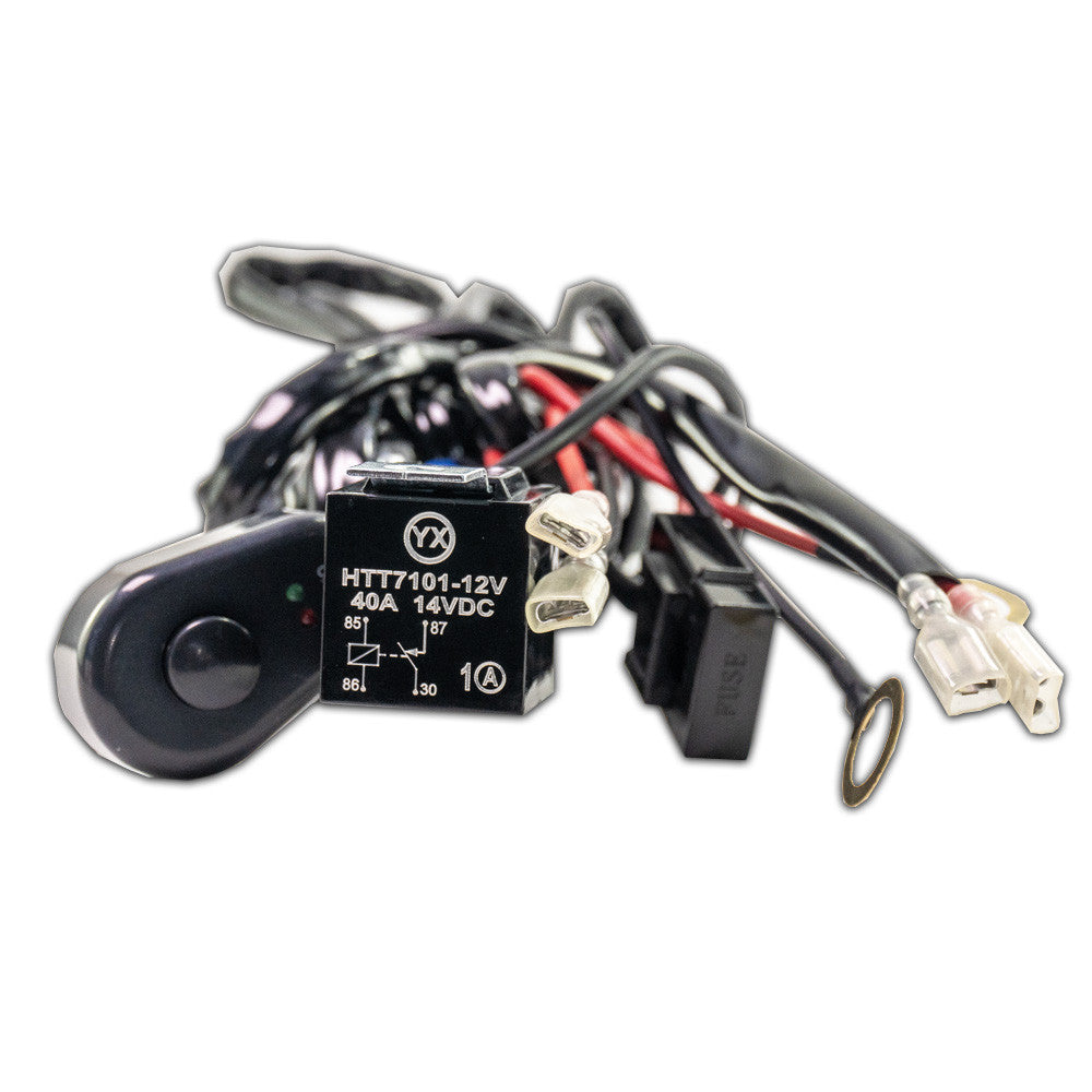 Cablu cu întrerupător pentru Bară sau Proiector Led - două ieșiri, 12-24V Carguard - 13180577