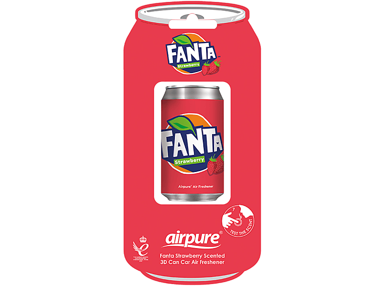AIRPURE Odorizant auto, băutură răcoritoare 3D, căpșuni Fanta - AP31114