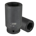 TUBULARA IMPACT HEX. LONG 3/4` 27 MM JBM