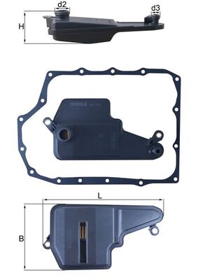 Filtru hidraulic cutie automata MAHLE HX 193D