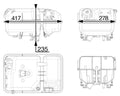 Vas de expansiune, racire CRT 237 000P MAHLE