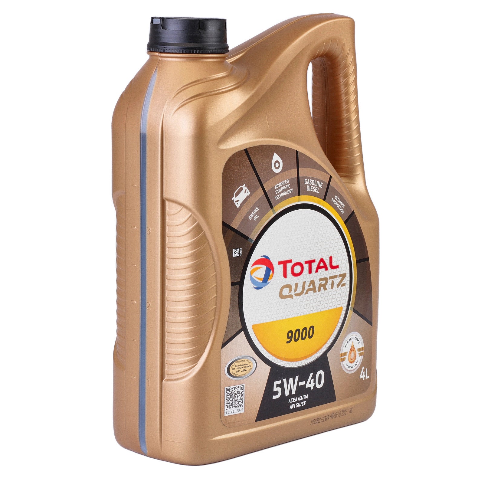 Ulei motor Total Quartz 9000 5W40 4L - 148597