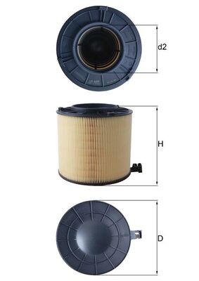 Filtru aer LX 4406 MAHLE