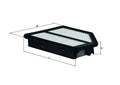 Filtru aer MAHLE LX 3007