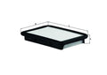 Filtru aer LX 3028 MAHLE