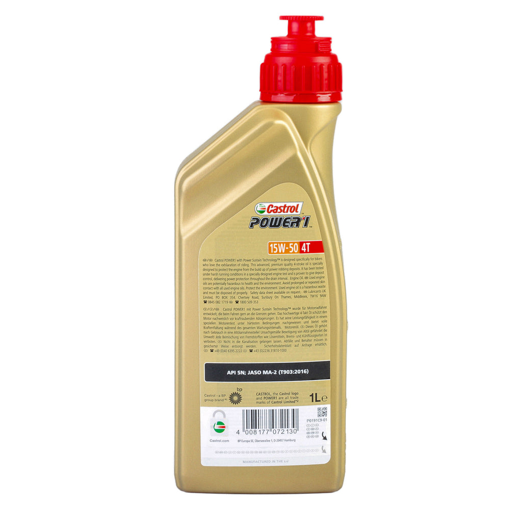 Ulei moto Castrol Power 1 4T 15W-50  1L - 15F587