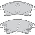 Set placute frana,frana disc 302130 VALEO