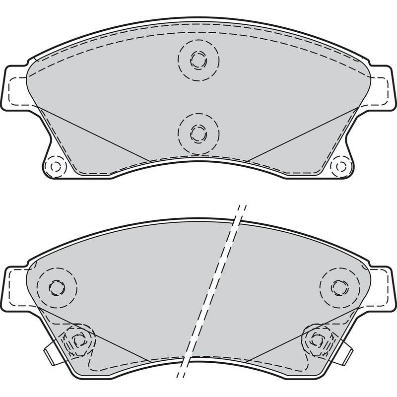 Set placute frana,frana disc 302130 VALEO