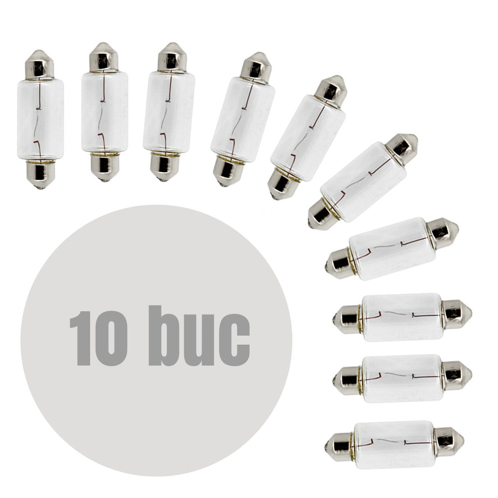 Bec MTR C10W 12V 10W SV8.5 - Set 10 buc Carguard - BAA040