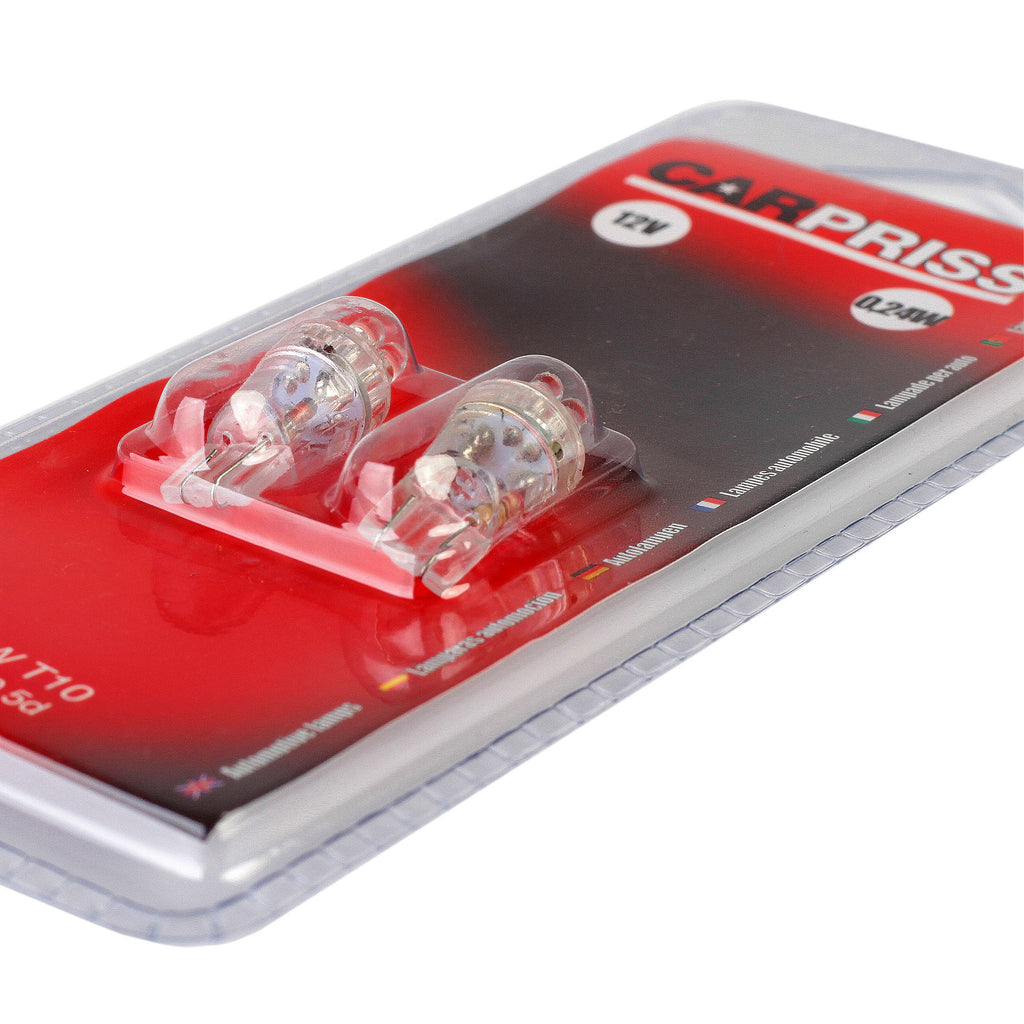 Bec Carpriss T10 12V 0.24 W Set 2 buc - 79780290