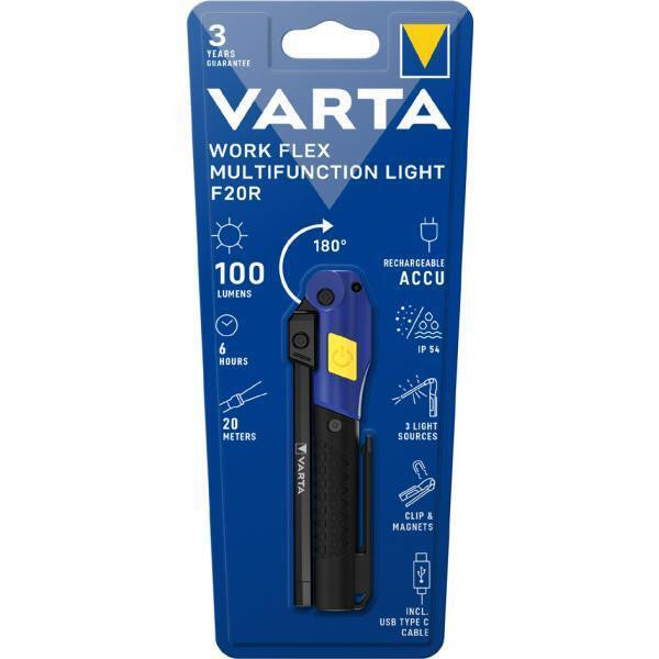 Lanterna Varta Work Flex Multifunction Light F20R - 18649101401