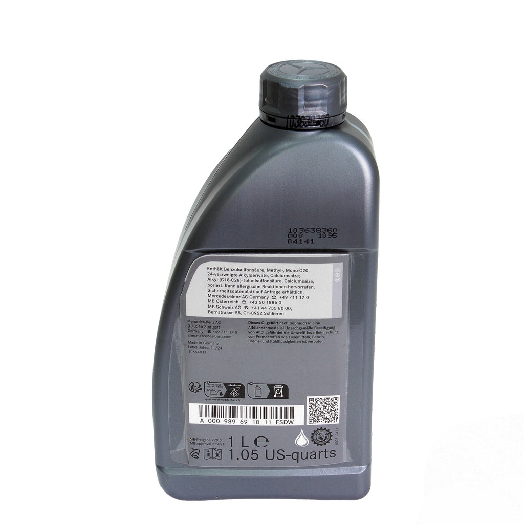 Ulei motor Mercedes StarParts 5W30 (MB 229.51) 1L Mercedes-Benz - A000989691011FSDW