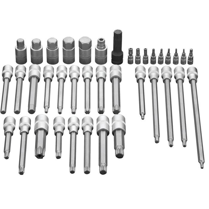 Set tubulare cu bit Torx scurt si lung 1/2 " set 38pcs Neo Tools - 08710