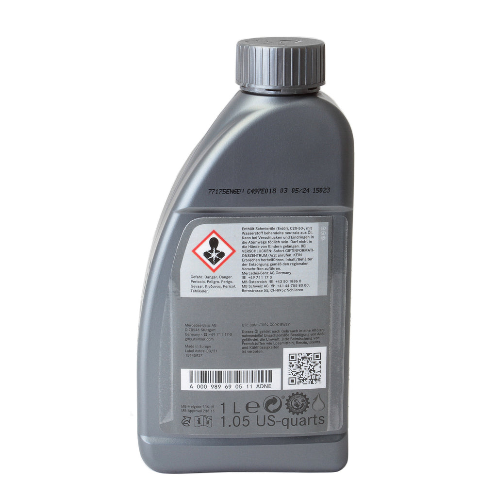 Ulei Mercedes Cutie Automata ATF (Norma MB 236.15)  1L Mercedes-Benz - A000989690511ADNE
