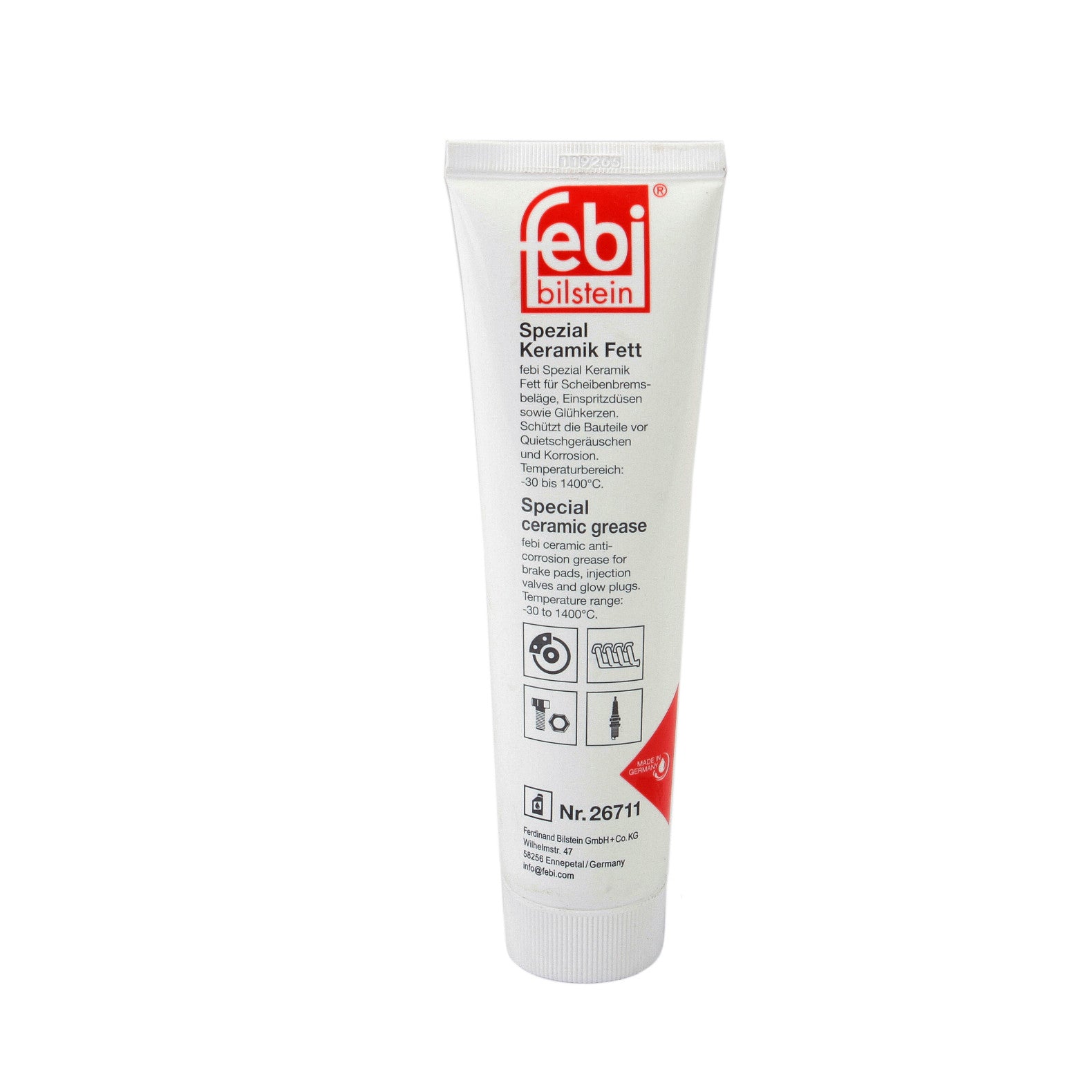 Lubrificant pentru temperaturi mari [culisante etrier] Febi 100g - 26711