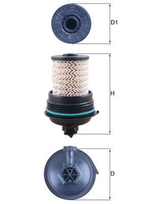 filtru combustibil KX 480 MAHLE