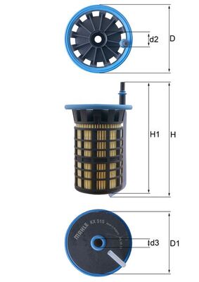 filtru combustibil KX 515 MAHLE