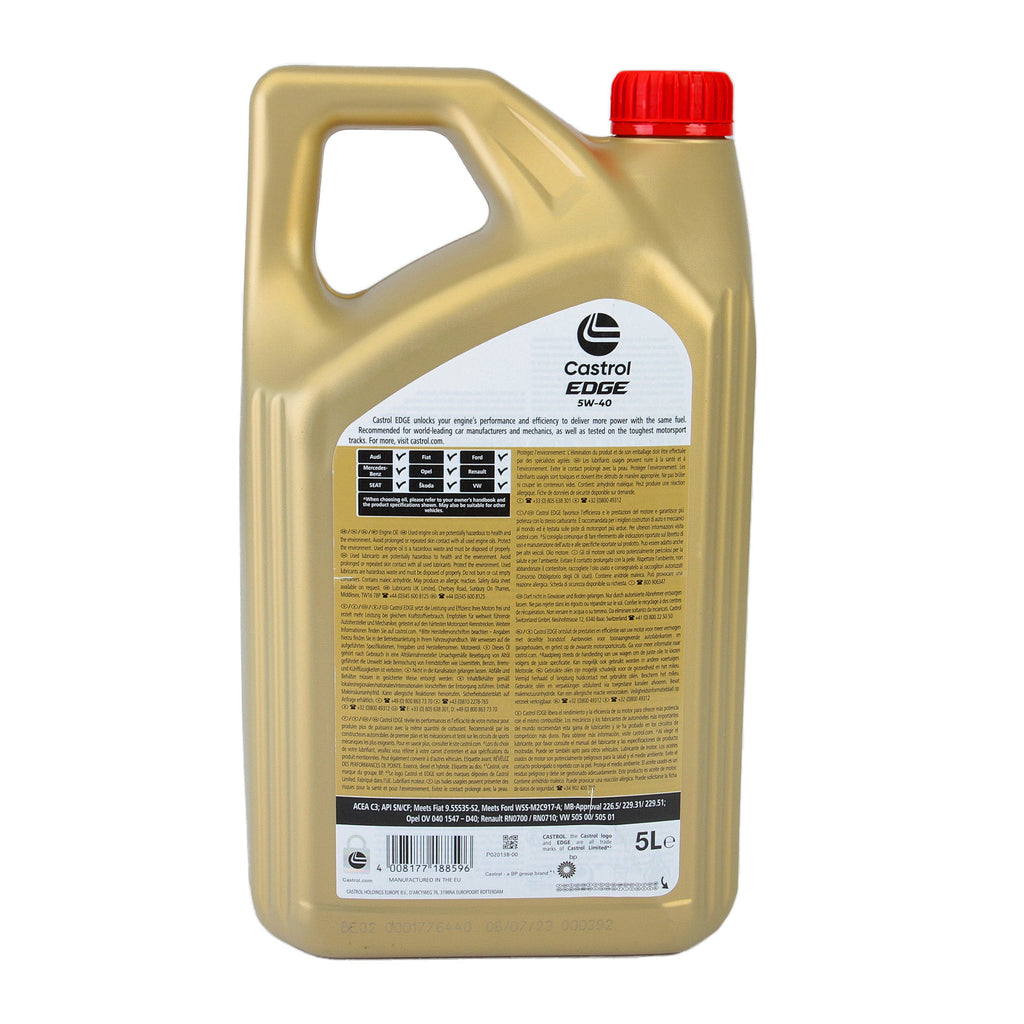 Ulei motor Castrol Edge 5W40 5L - 15F7D7