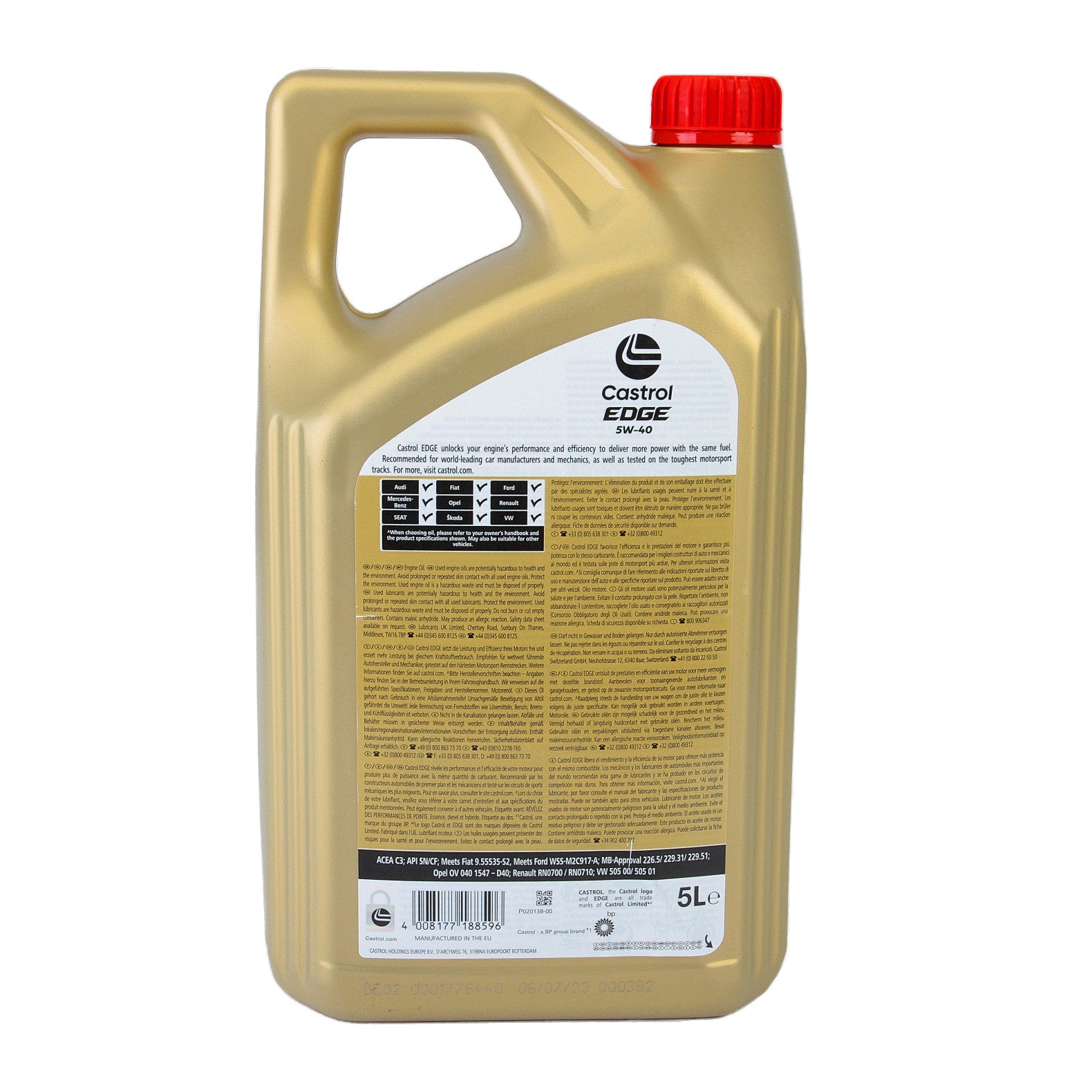Ulei motor Castrol Edge 5W40 5L - 15F7D7
