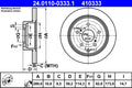 Disc frana ATE 24.0110-0333.1