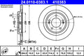 Disc frana 24.0110-0383.1 ATE