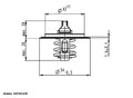 Termostat WAHLER 410396.82D