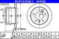 Disc frana 24.0112-0142.1 ATE