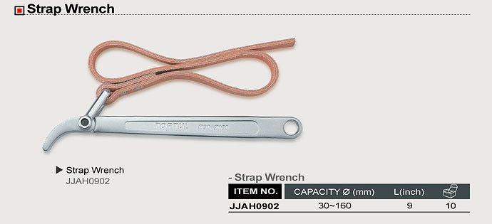 Cheie cu curea 30-160mm Toptul - JJAH0902